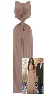 MAXI DRESS   WITH CUT OUT SIDES   AS WORN BY CELEBRITIES