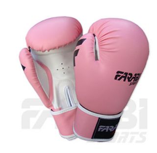   Boxing Gloves Junior Mitts mma Synthetic Leather Sparring Gloves Pink