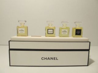   NO 5 NO19 ALLURE COCO Parfum Pure Perfume Wardrobe 4 Miniature Minis