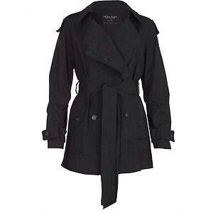 Allsaints SHERLOCK Trench Coat US sz 2, UK sz 6 Great Detail 