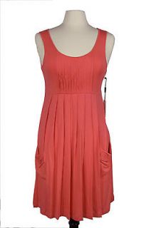 New With Tag Calvin Klein Summer Jersey Coral Dress.(Retail 119.00)