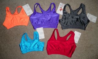   COLORS Bal Togs Dance Jazz Yoga Sports Bra Top 848 Child & Adult Sizes