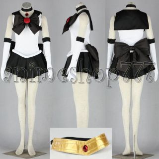   Moon Sailor Pluto Meiou Setsuna Cosplay Costume Tailored 