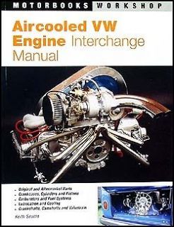   VW Engine Parts Interchange Manual Bug Beetle Karmann Ghia Volkswagen