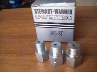 Stewart Warner Metric PSI Adapter Kit 366 ST 3 Pc.