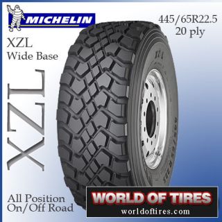 Michelin XZL 445/65R22.5   semi truck tire 445 65r22.5