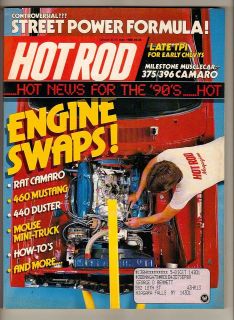 Hot Rod Car Magazine May 1988 Rat Camaro Mustang Duster Mini Truck Old 