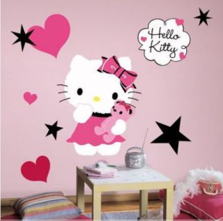 HELLO KITTY COUTURE wall stickers MURAL 13 decals room decor 20 tall 