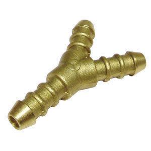 NEW LPG 8mm gas hose Y Connector Nozzle BRASS, camping