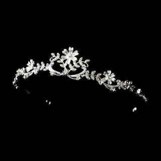 Silver Childs Headpiece 602 Flower Girl Tiara Crown
