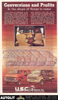 1979 USC Chevrolet Dodge Conversion Van Camper Brochure