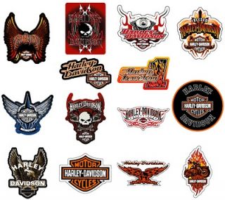   DAVIDSON STICKERS * 14 PCS * COLLECTION SET NEW MOTORCYCLE DECALS