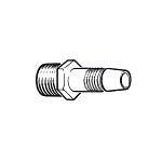NEW LPG gas air 1/4 BSP x 8mm Connector Nozzle BRASS
