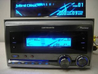 PLAYER EQUALIZER PIONEER FH P070MD CAR DOUBLE DIN CD MD  DSP EQ 