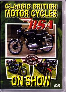BSA Classic British Motorcycles on show New sealed DVD