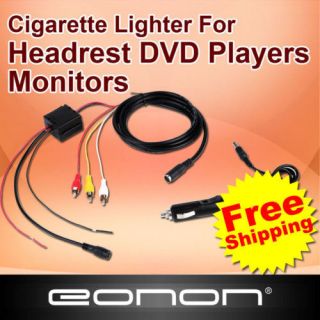 A0306 Cigarette Lighter for Car Headrest DVD Player m1