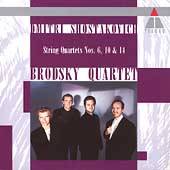 Shostakovich String Quartets nos 6, 10 14 Brodsky by Michael Thomas CD 