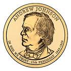2011 D or P ANDREW JOHNSON Presidential Golden Dollar