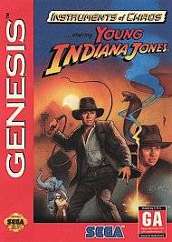 Instruments of Chaos Starring Young Indiana Jones Sega Genesis, 1994 