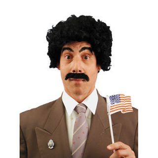 Black Borat Wig Sacha Baron Cohen Halloween Costumes