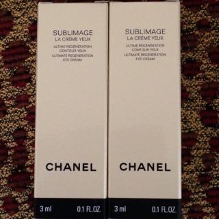 Chanel Sublimage Regenerating Eye Cream .1 Oz 2x