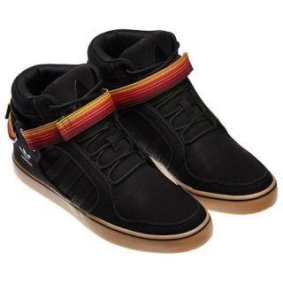 Adidas Original Adi Rise Mid Canvas Men Black Shoe Sneakers