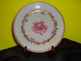 Vintage Avon Americana Abigail Adams Porcelain Plate 1985 Gold Trim