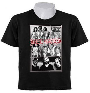   GEES T SHIRTS POP THE BEST ROCK BAND Ever BARRY ROBIN MAURICE GIBB b3