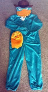 Agent P Perry the Platypus Disney Theme Parks Costume NWT Size XS 