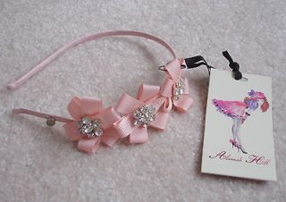ALANNAH HILL “Out with a Diva” Light Pink with Crystal Headband 