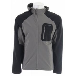 Outdoor Research Ferrosi Hoody Softshell Jacket Pewter/Black