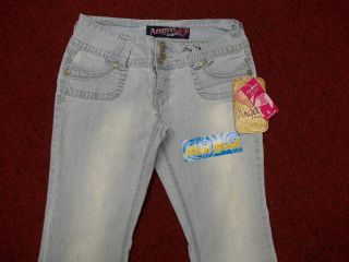 ANGELS JEANS CURVY SKINNY LOW MINI BOOT COTTON/SPANDEX NWT SIZES 1 TO 