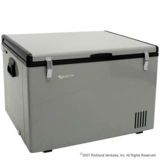   .12V DC Electronic Control Portable Fridge/Freezer Refrigerator  Grey