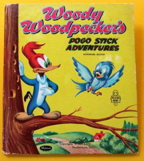 WOODY WOODPECKERS POGO STICK ADVENTURE Whitman Tell A Tale VG HB 