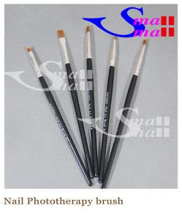 size phototherapy nail art pen set pro French therapy flat brush 