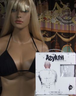 Asylum Patient Straight Jacket Canvas Nylon Straps L/XL