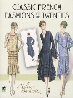 1920s Womens French Fashion Clothing Examples   Color Period Guide