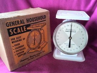 Vintage American Family Scale Co. Chicago General Household Scale 