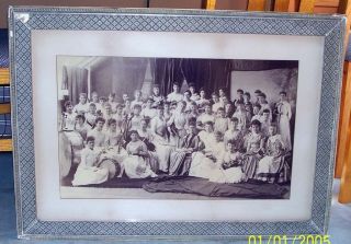 VICTORIAN ~ ALL WOMENS ORCHESTRA ~ FRAMED PHOTOGRAPH