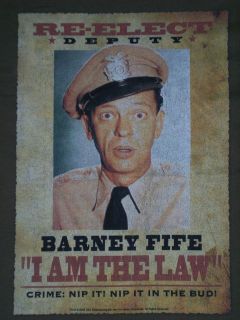 Andy Griffith Show (TV Show) Barney Fife T Shirt (Size XL, Color 
