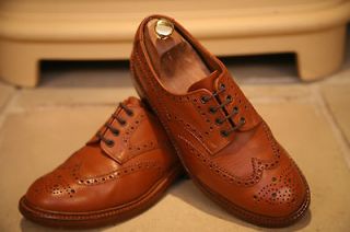 Alfred Sargent Mens English Handmade Leather Country Brogues Shoes 