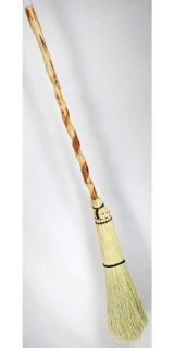 Crafted Round 45  54Yucca Besom Broom Wicca Ritual Protection Sweep 