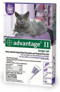 BAYER ADVANTAGE II FLEA CONTROL FOR CATS OVER 9LBS