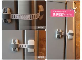   Multi function Cabinet Door Refrigerator Fridge Lock Band baby safe