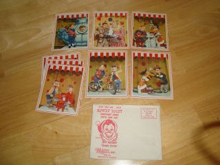 Vintage Mars Candy   Howdy Doody Christmas Cards   Unused   1950s