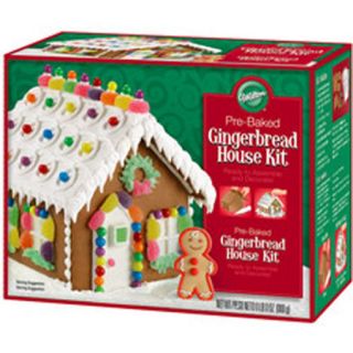 Wilton Christmas Gingerbread Petite House Kit Pre Baked Holidays Pre 