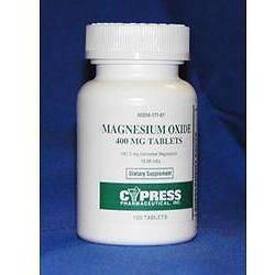 Magnesium Oxide, 400 mg  120 Tablets