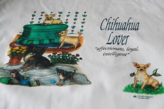 Chihuahua Dogs Dog Lover T Tee Cotton Shirt Clothes