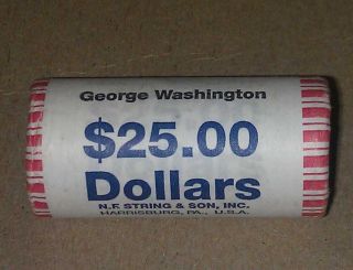 George Washington Presidential Gold Coin $25 Dollar Roll Uncirculated 