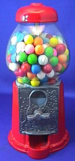   CAROUSEL 9 GUMBALL CANDY TOY MACHINE DISPENSER COIN OP WORKS GOOD